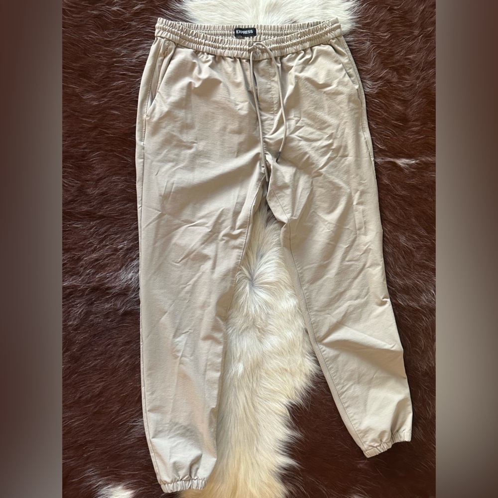Express Tan Joggers
